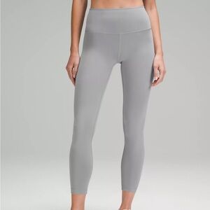 lululemon rhino grey wunder train leggings